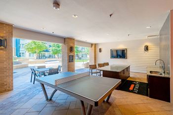 Indoor Ping Pong Table at Bridge at Henley, Austin